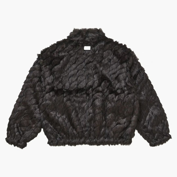 Nejvyšší 2-tone Windstopper Faux pro bundu černou
