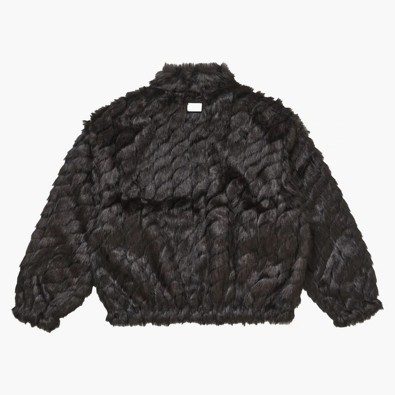 Nejvyšší 2-tone Windstopper Faux pro bundu černou