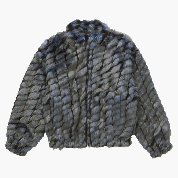 Supreme 2-tone Windstopper Faux Fur Jacket Blue