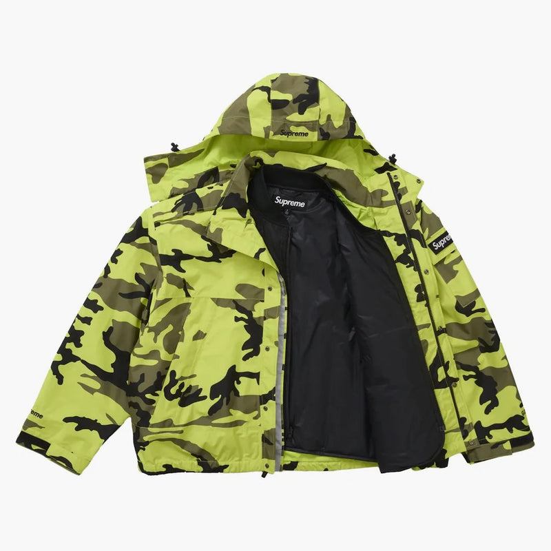 Supreme 2-in-1 Gore-tex Shell + Quilted Liner Vest Fluorescent Camo