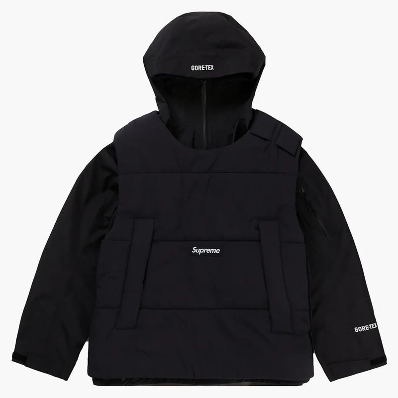 Supreme 2-in-1 Gore-tex Shell Windstopper Vest Black