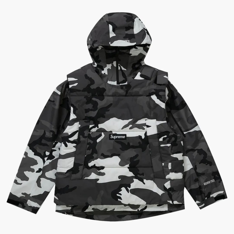 Supreme 2-in-1 Gore-tex Shell Windstopper Vest Snow Camo