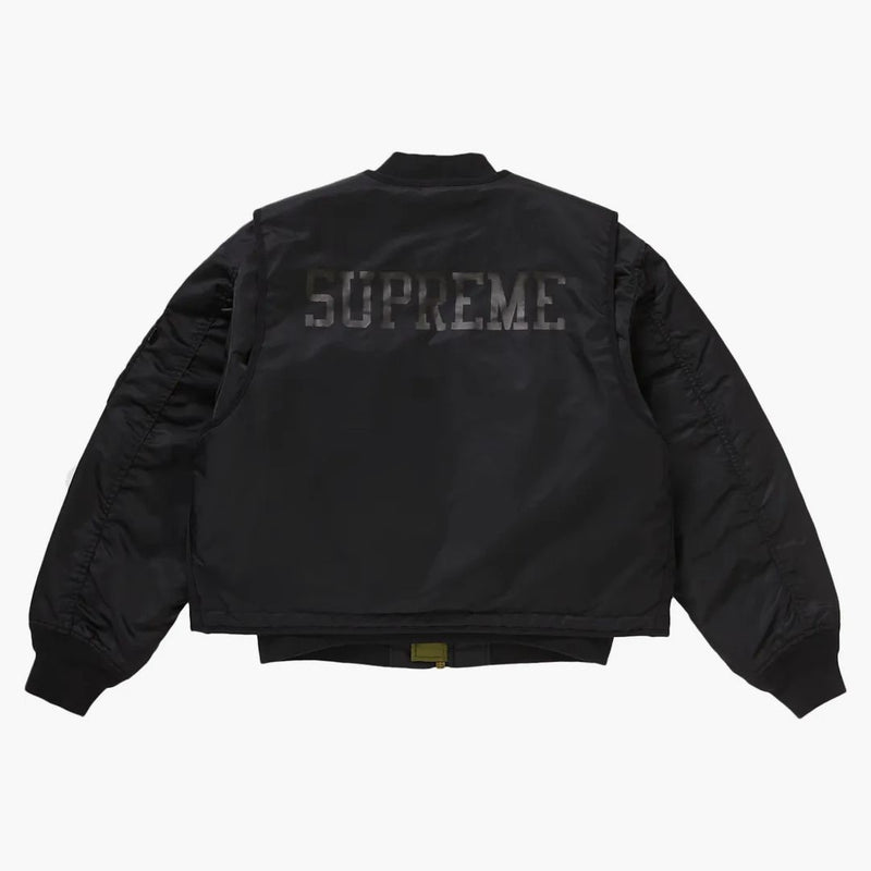 Supreme 2-in-1 Ma 1 Vest Black