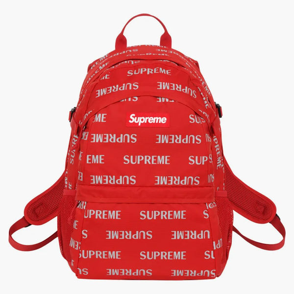 Supreme 3m Reflective Repeat Backpack Red