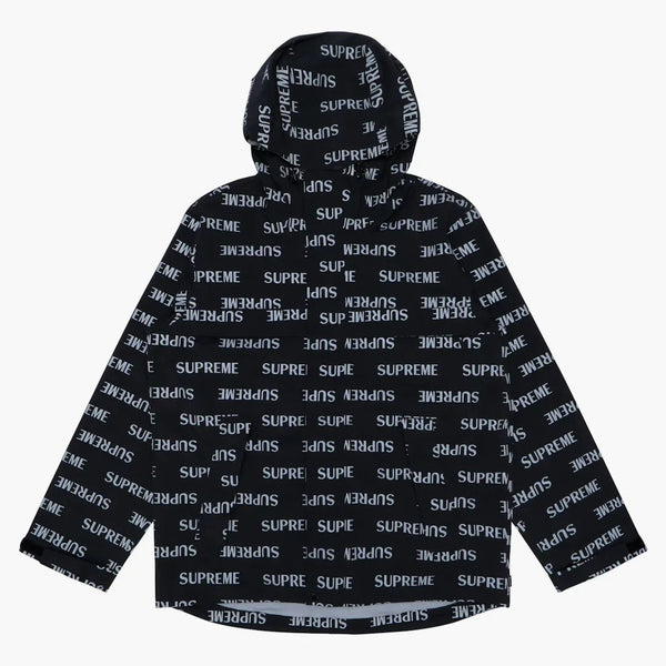 Supreme 3m Reflective Repeat Taped Seam Jacket Black