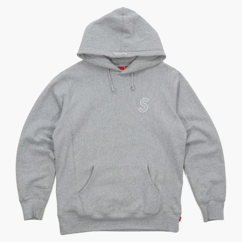 Supreme 3m Reflective S Logo Hooded Sweatshirt Heather Grey