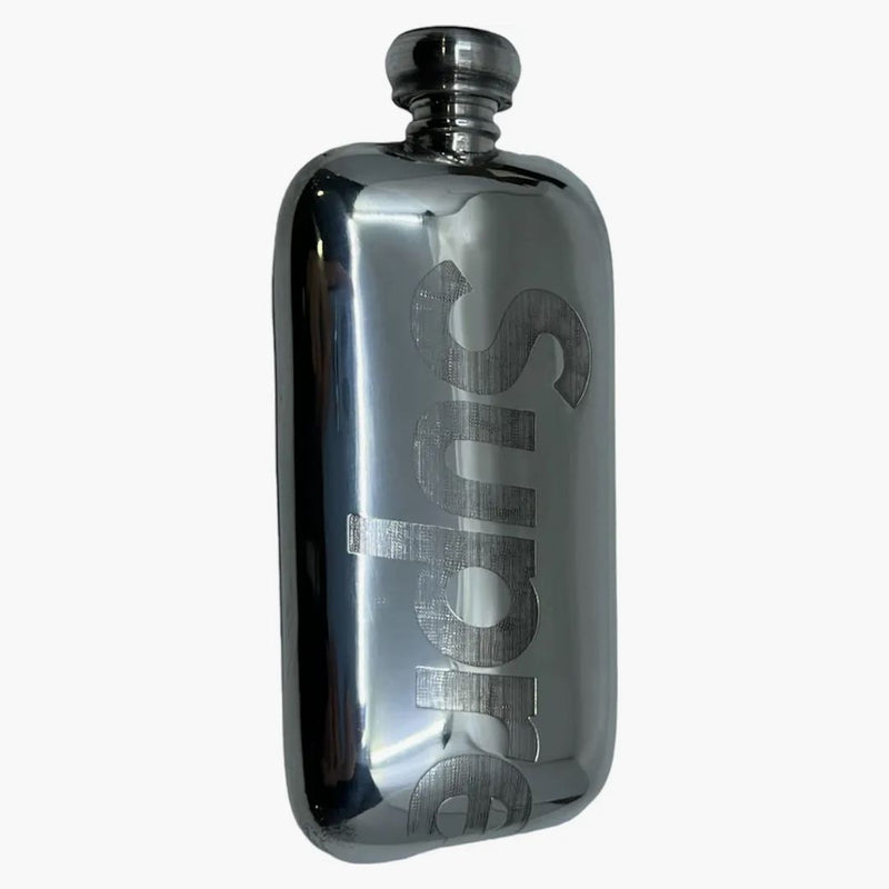 Supreme 3 oz. Pewter Flask Silver