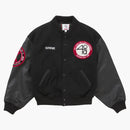 Supreme 40 Acres Malcolm X Varsity Jacket svart
