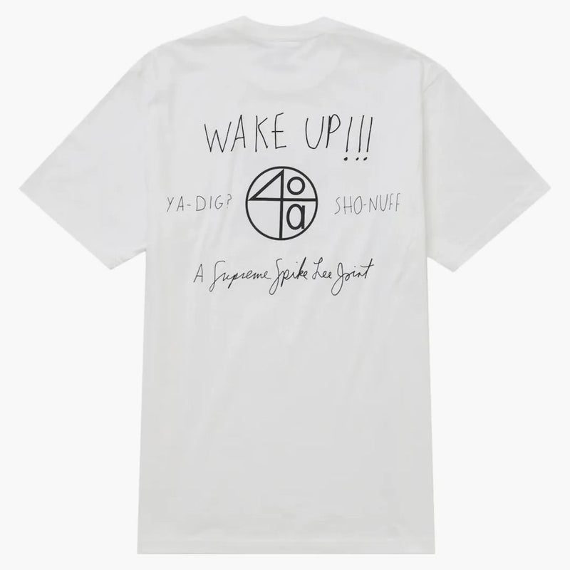 Supreme 40 akrů Spike Tee White