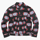 Supreme 666 Denim Trucker Kurtka Czarna