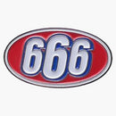 Supreme 666 Oval Pin Silver