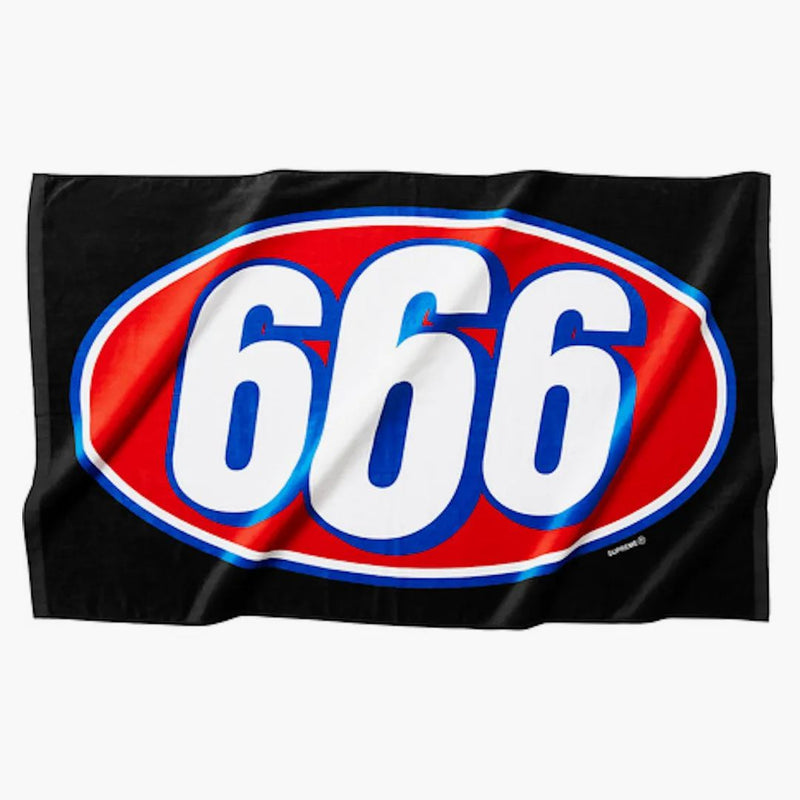 Supreme 666 Ručník černá