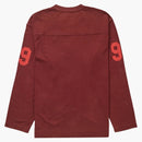 Supreme 99 l/s football top maroon
