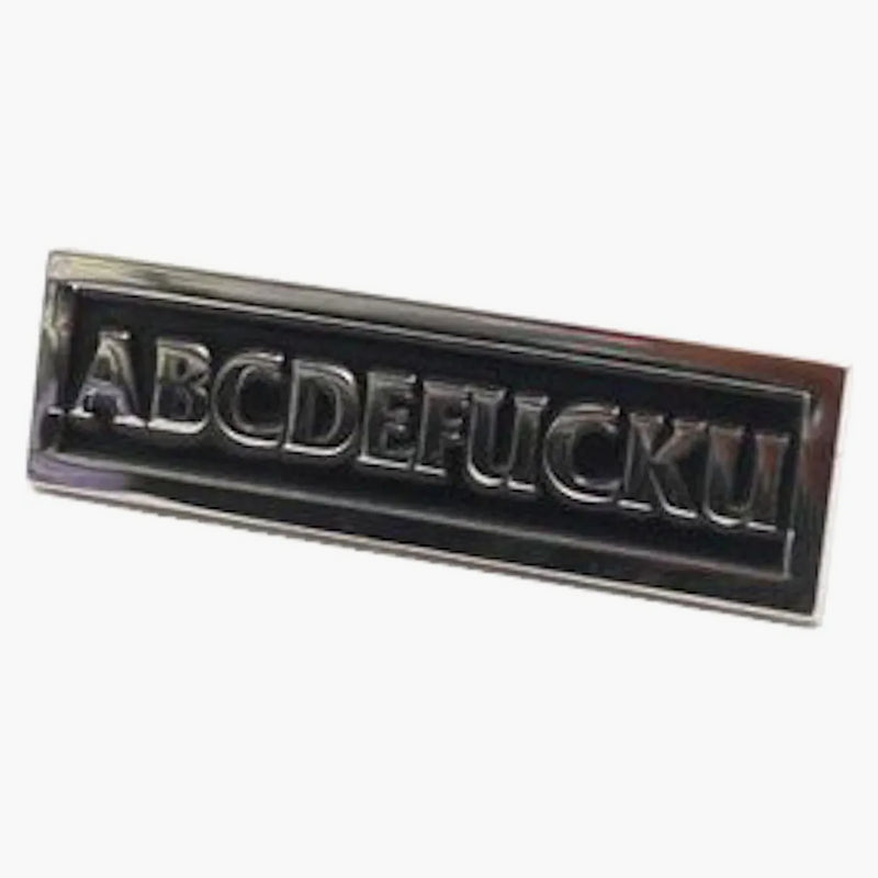 Supreme Abc Pin Silver