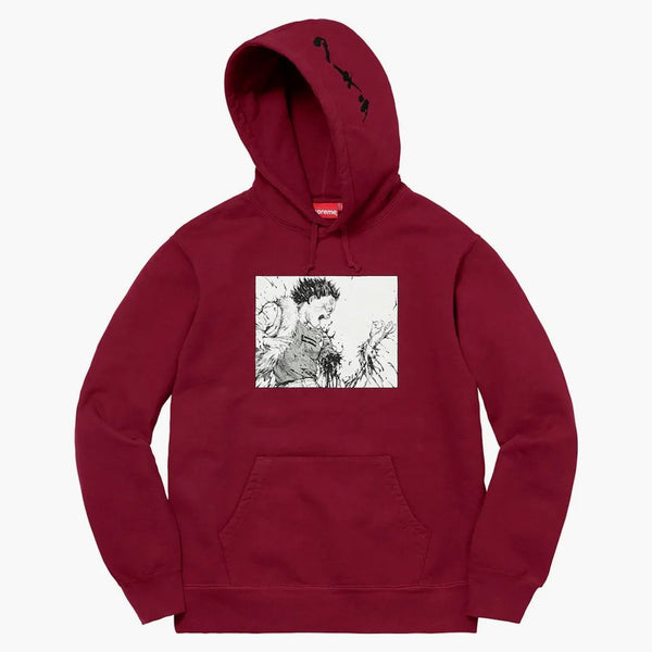 Supreme Akira Arm Hooded Sweatshirt Cardinal