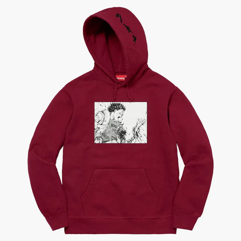 Supreme Akira Arm Hooded Sweatshirt Cardinal
