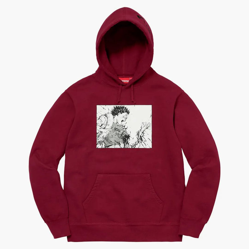 Supreme Akira Arm Hooded Sweatshirt Cardinal