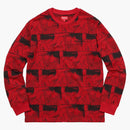 Supreme Akira Syring Jacquard L/S Top Red