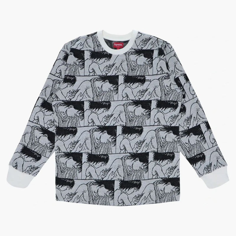 Supreme Akira Syring Jacquard L/s Top White