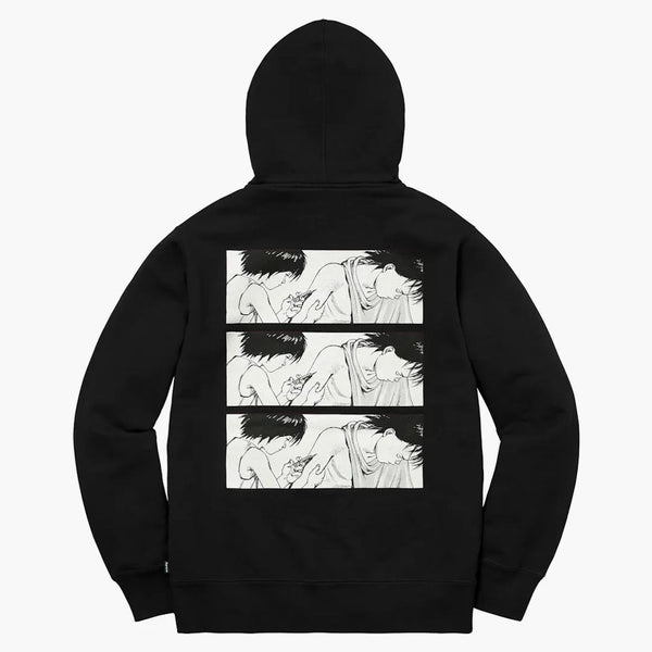 Supreme Akira stříkačka na zip Up mikina černá