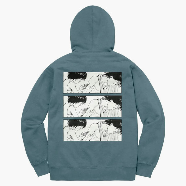 Supreme Akira Syring Zip Up mikina břidlice