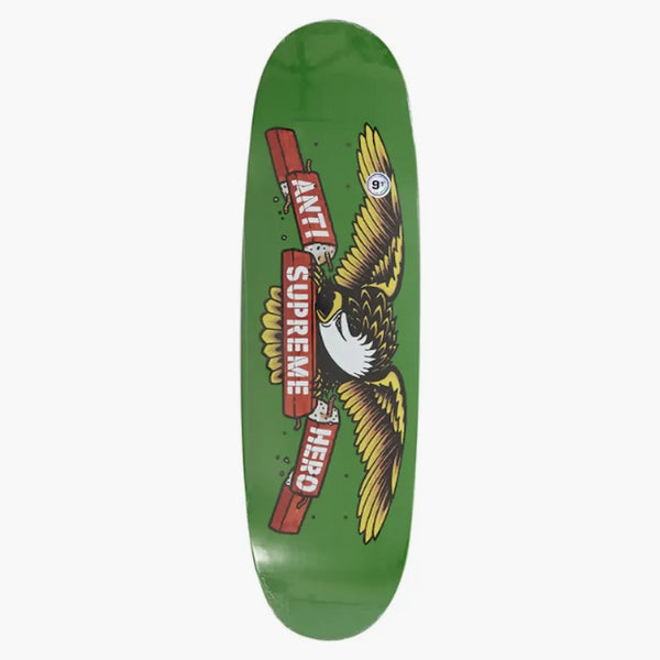 Supreme Antihero Curbs skateboard däck grönt