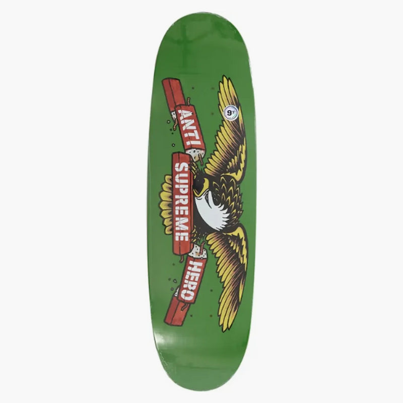 Supreme Antihero Curbs skateboard däck grönt