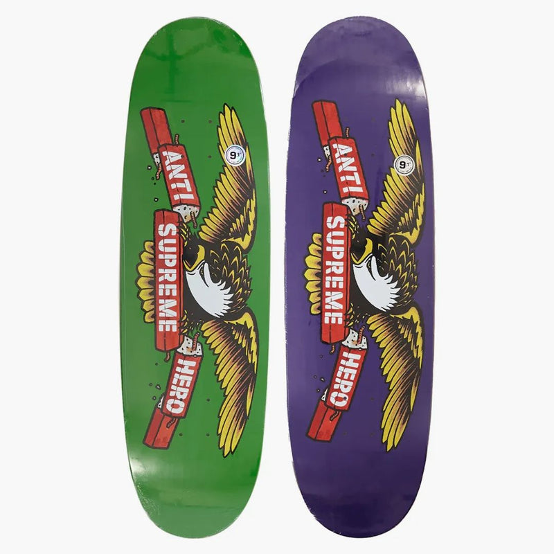 Supreme Antihero Curbs Skateboard Deck Set Multicolor