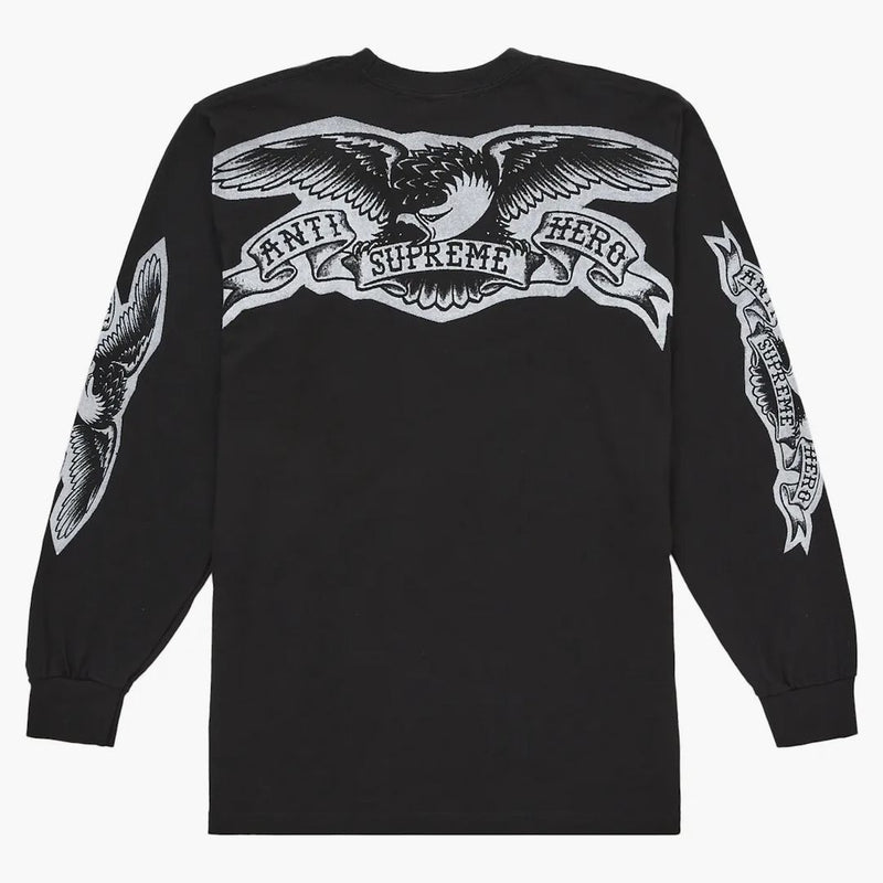 Supreme Antihero Eagle L/s Tee Black
