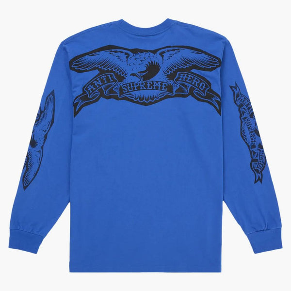 Supreme Antihero Eagle L/s Tee Blue