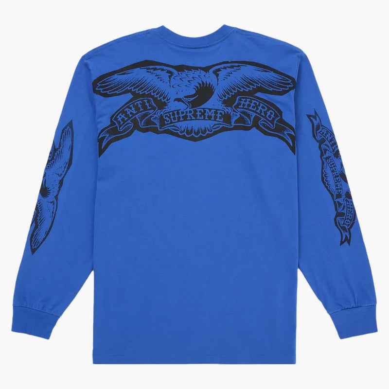 Supreme Antihero Eagle L/s Tee Blue