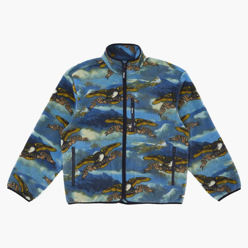 Supreme Antihero Fleece Jacket Multicolor