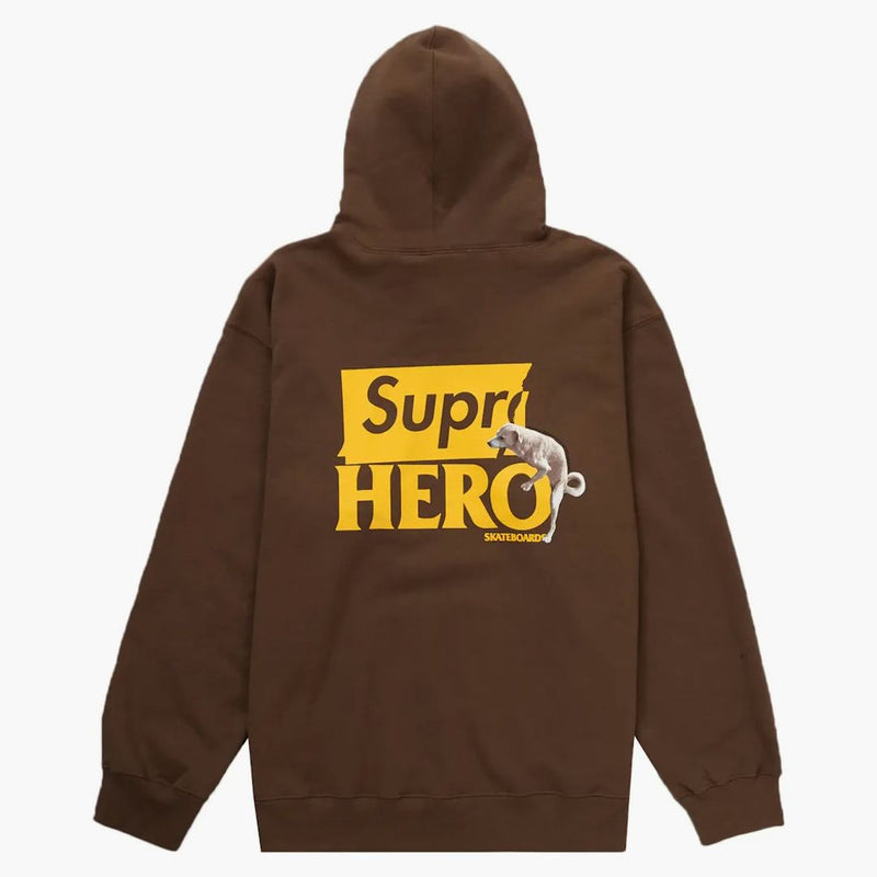 Supreme Antihero Hooded Sweatshirt (ss22) Brown