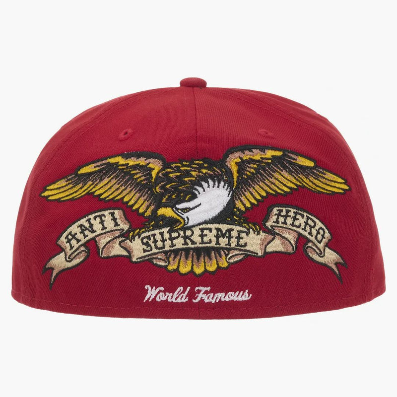 Supreme Antihero New Era 59fifty Fitted Cap Red