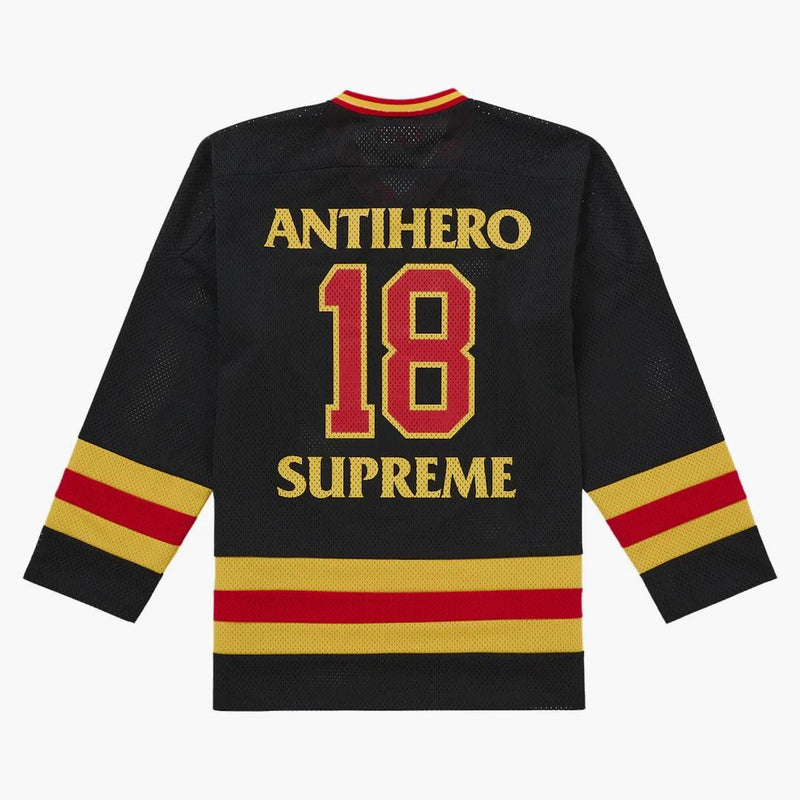 Supreme Antihero Ozzy Hockey Jersey Black
