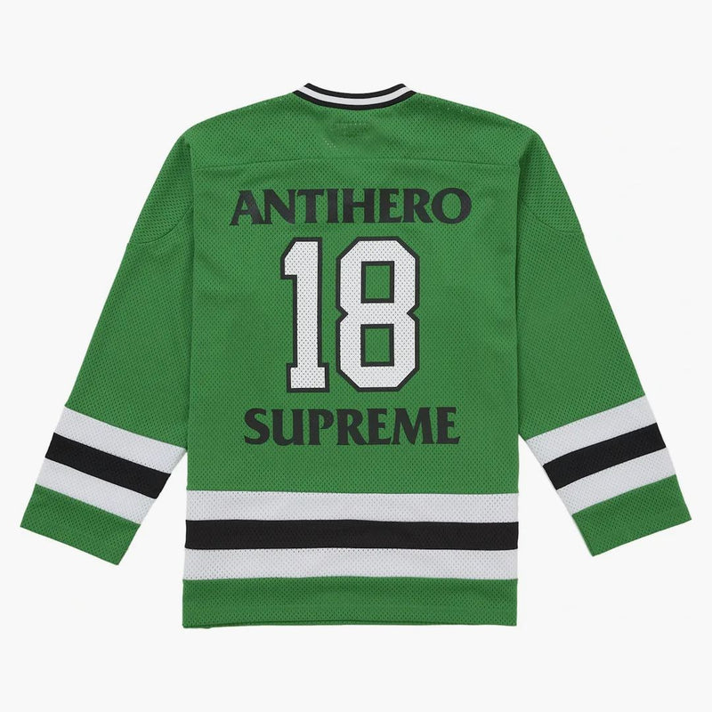 Supreme Antihero Ozzy Hockey Jersey Green