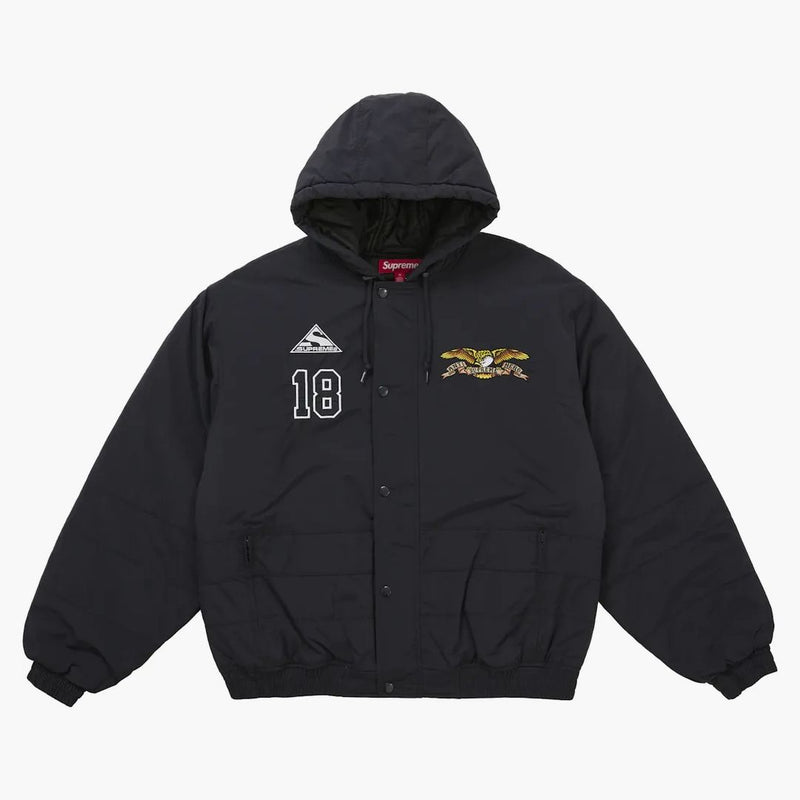 Supreme Antihero Stadium Jacket Black