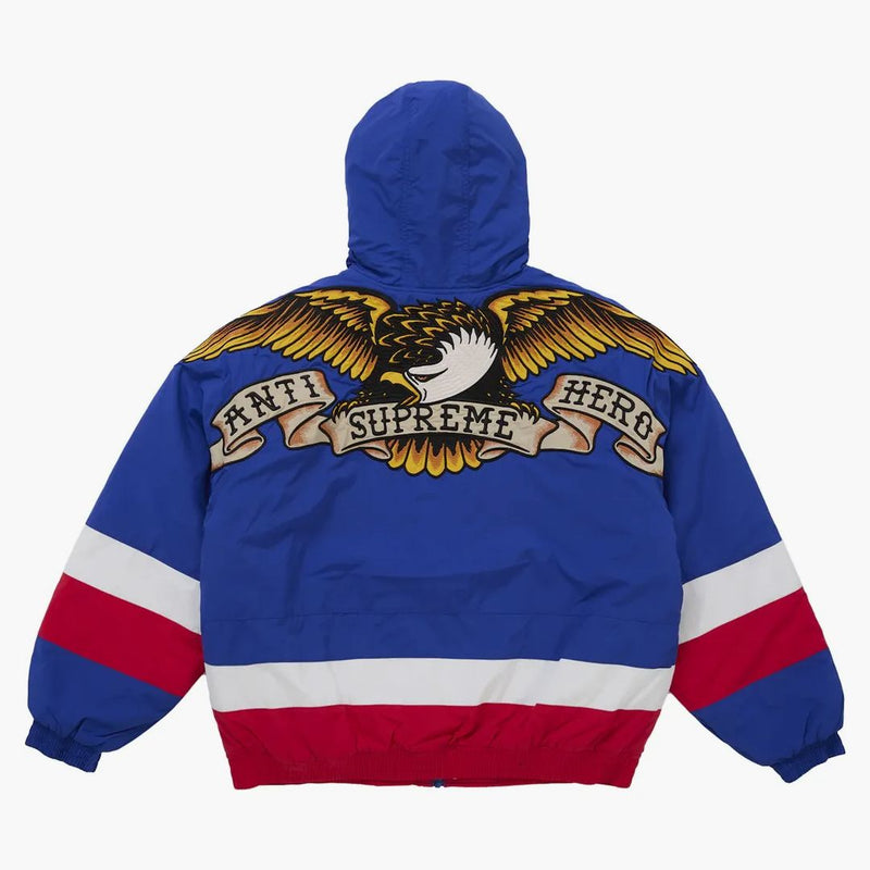 Supreme Antihero Stadium Jacket Blue