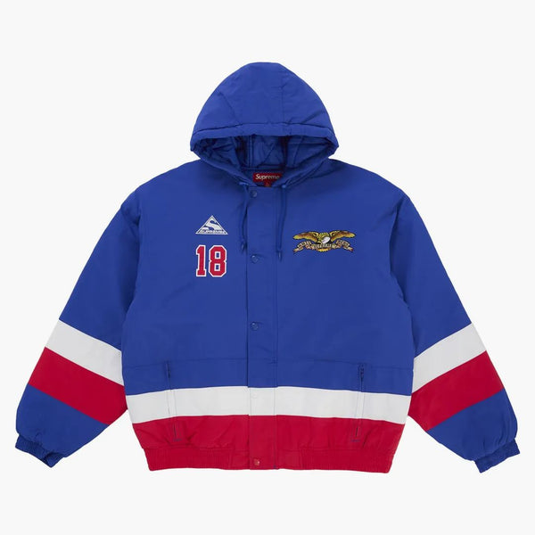 Supreme Antihero Stadium Jacket Blue