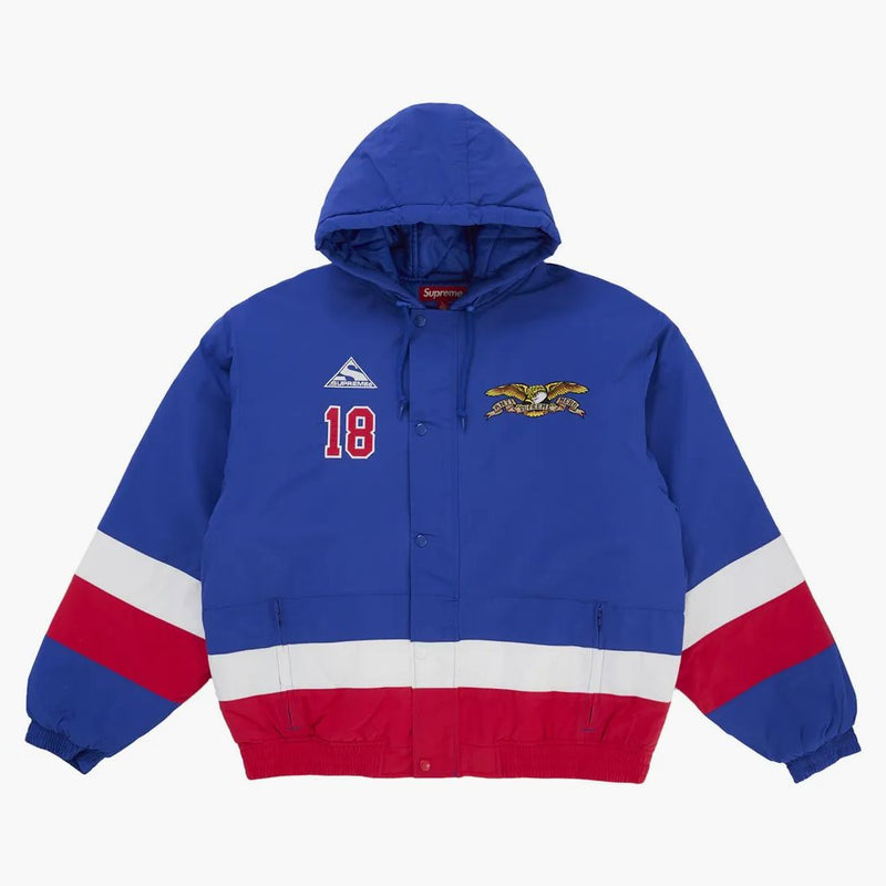 Supreme Antihero Stadium Jacket Blue
