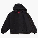 Supreme Aoi Embroidered Hooded Work Jacket Black