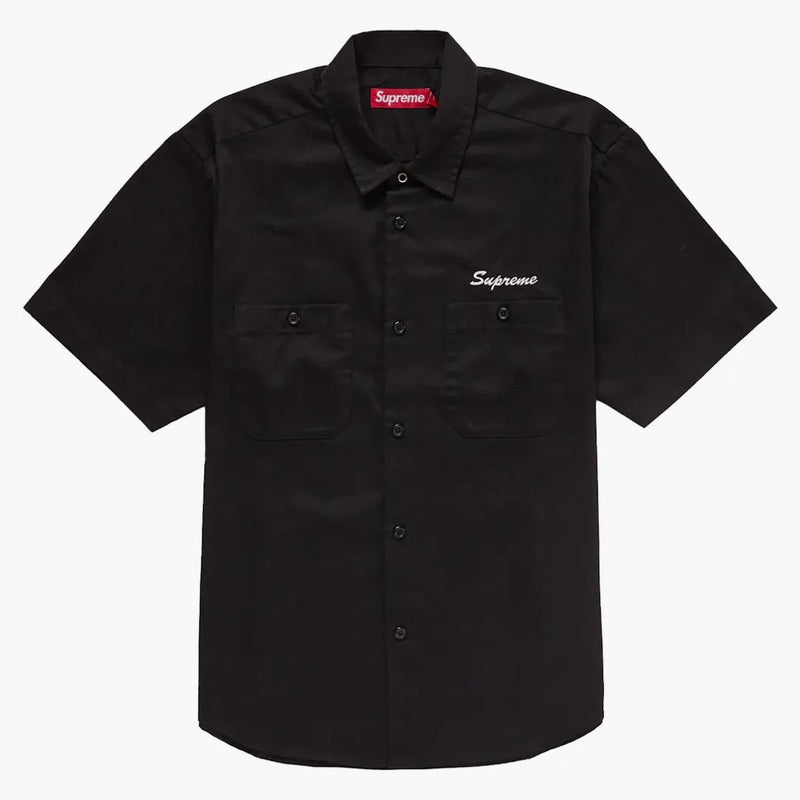 Nejvyšší aoi oči S/S Work Shirt Black