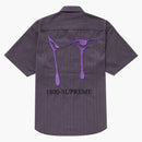 Nejvyšší aoi oči S/S pracovní košile Stripe