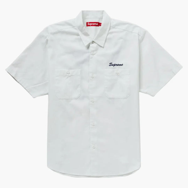 Supreme Aoi Eyes s/s arbetsskjorta vit