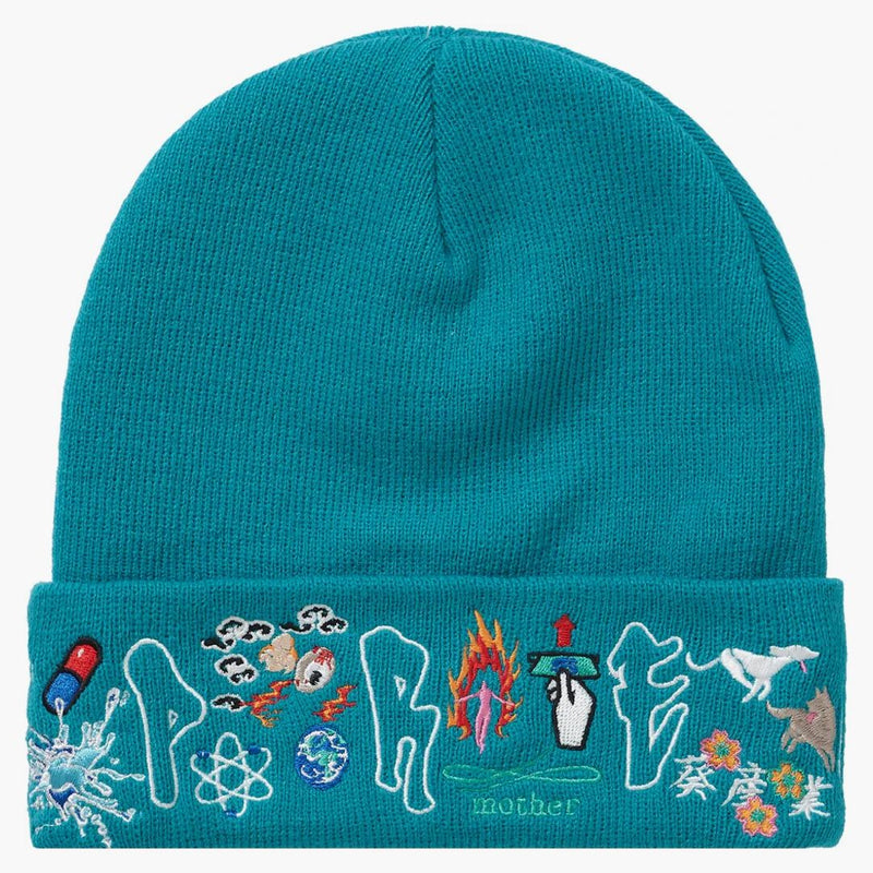 Supreme aoi icons beanie dark aqua