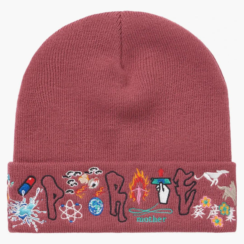 Supreme Aoi Icons Beanie Plum