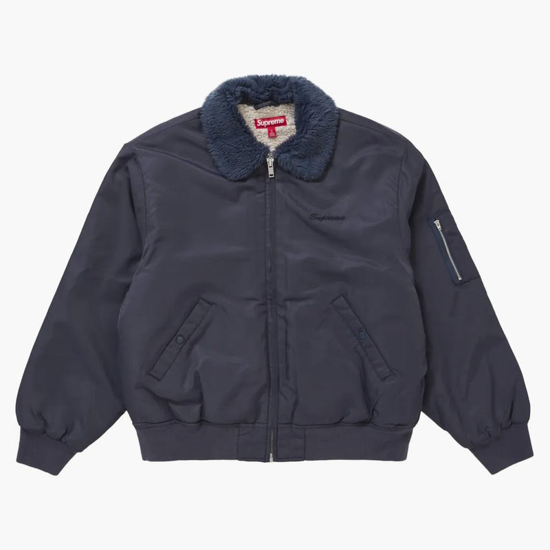 Supreme aoi nylon bomber jacket navy