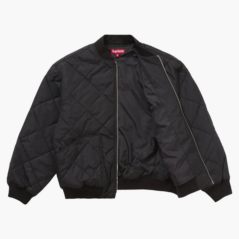 Supreme Aoi quiltad arbetsjacka svart