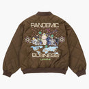 Supreme Aoi Quilted Work Jacket Brown