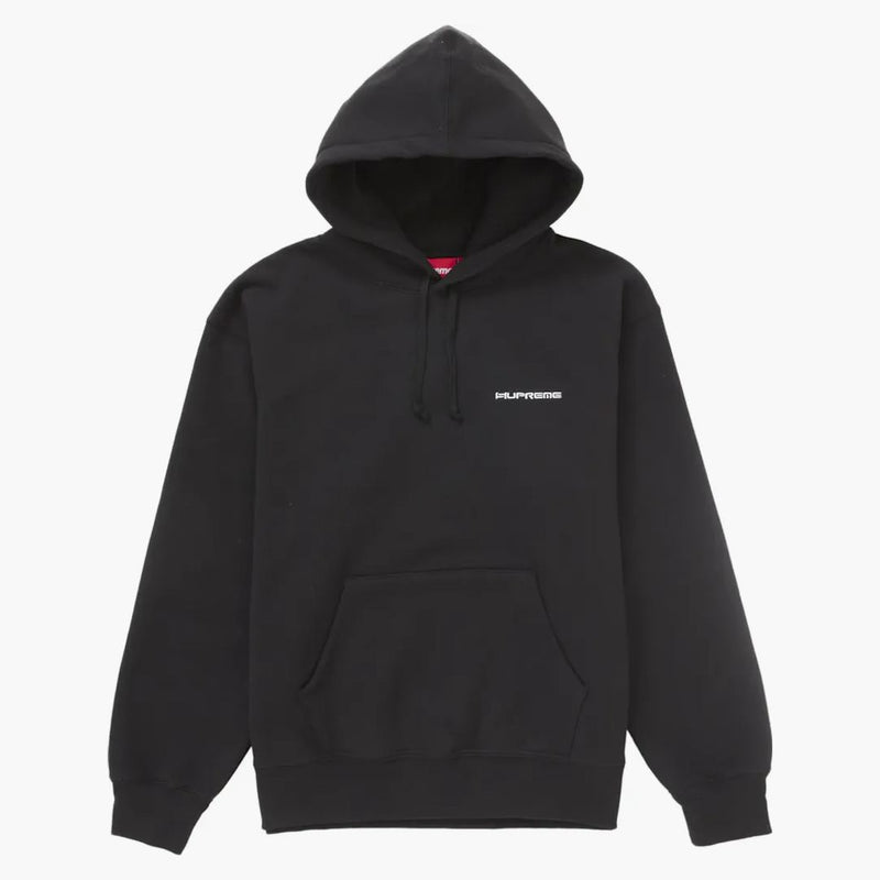Supreme Aoi staplade huva tröja svart